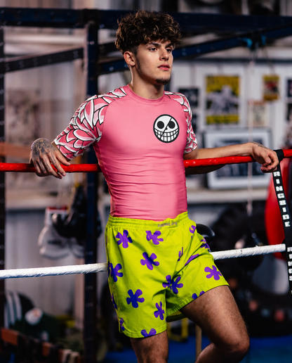 Doflamingo Sleeve Compression Rash Guard