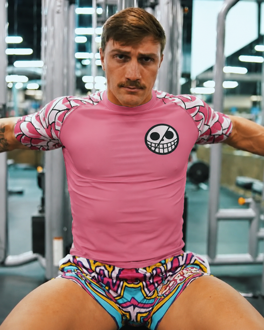 Doflamingo Sleeve Compression Rash Guard