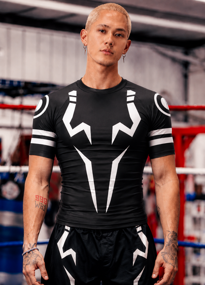 Sukuna Jujutsu Kaisen Sleeve Compression Rash Guard