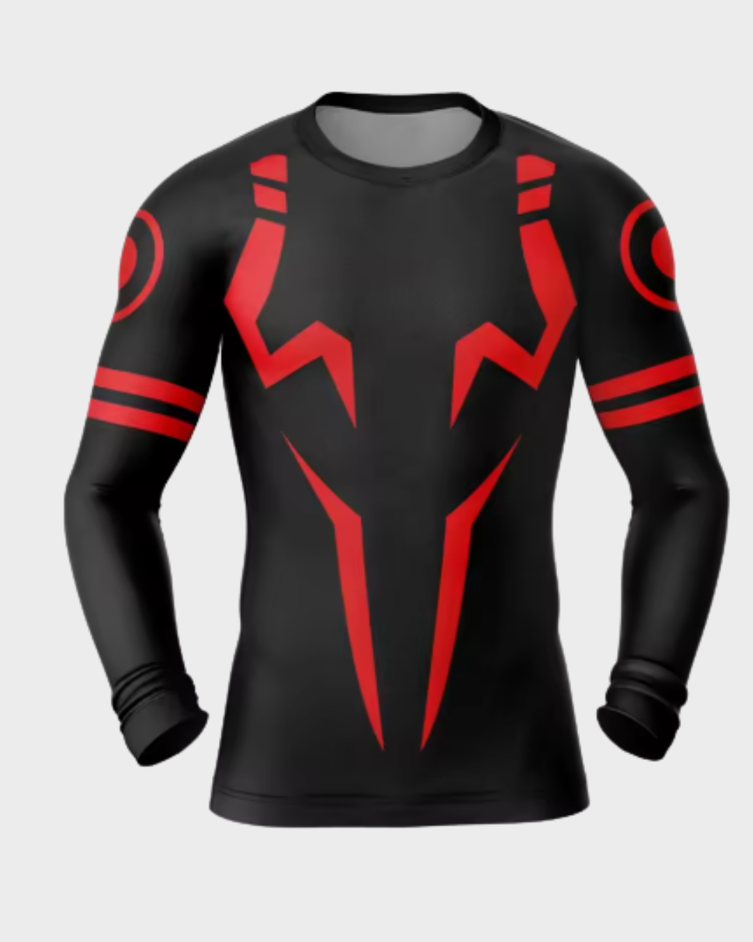 Sukuna Jujutsu Kaisen Sleeve Compression Rash Guard