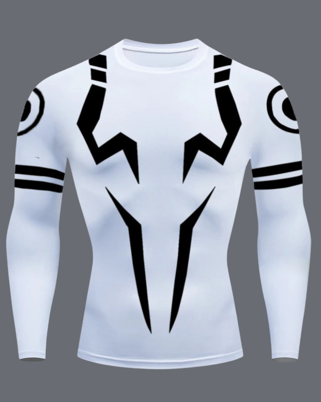 Sukuna Jujutsu Kaisen Sleeve Compression Rash Guard