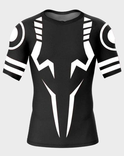 Sukuna Jujutsu Kaisen Sleeve Compression Rash Guard