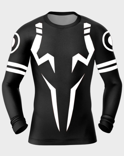 Sukuna Jujutsu Kaisen Sleeve Compression Rash Guard